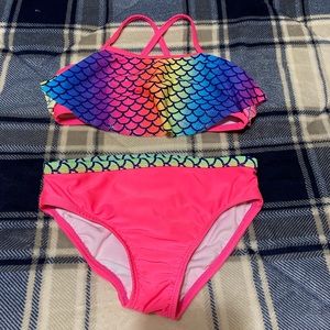 COPY - Girls mermaid 2pc bikini size 6